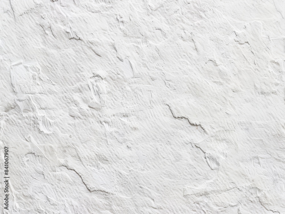 Obraz premium An abstract texture pattern of paper or plaster in soft white. 
