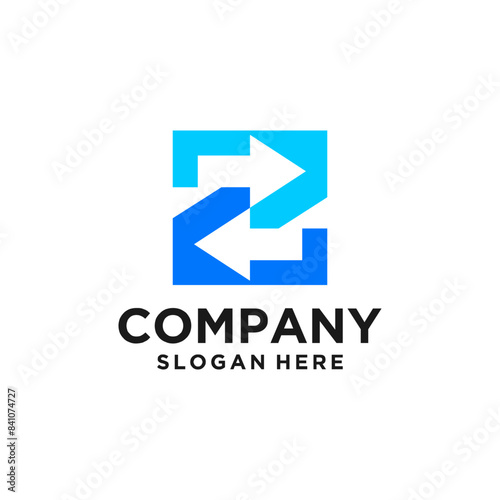 Free Download Z letter logo arrow sign - GFXLoad
