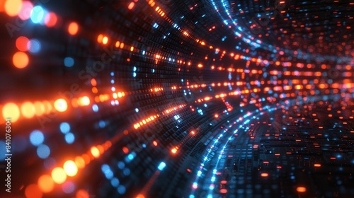 Wallpaper Mural Binary Frontier: Digital Environment for Technological Operations Torontodigital.ca