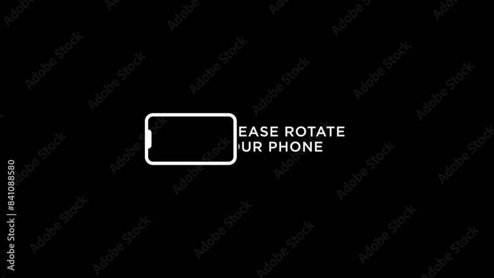 Rotate Your Phone Screen Animation Rotate Your Phone Screen Animation