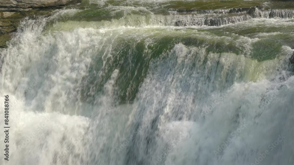 A beautiful waterfall. A beautiful waterfall.
