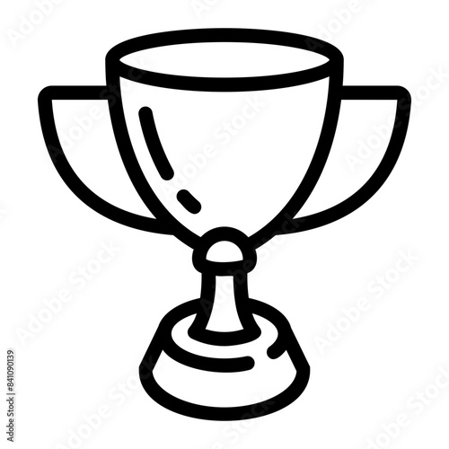 trophy Line Icon