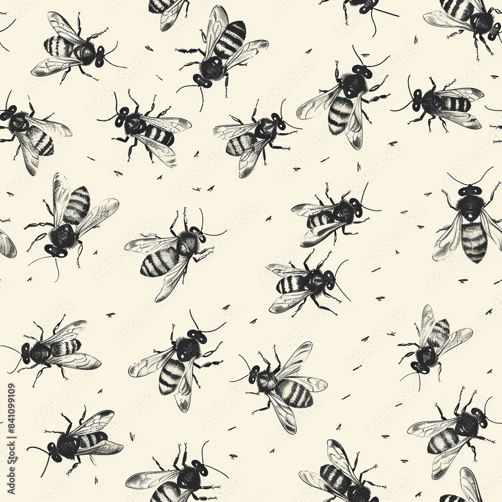 Detailed line drawing of an insect swarm, with individuals flying in a synchronized pattern, creating a mesmerizing display. Minimal pattern banner wallpaper, simple background, Seamless, Detailed line drawing of an insect swarm, with individuals flying in a synchronized pattern, creating a mesmerizing display. Minimal pattern banner wallpaper, simple background, Seamless,