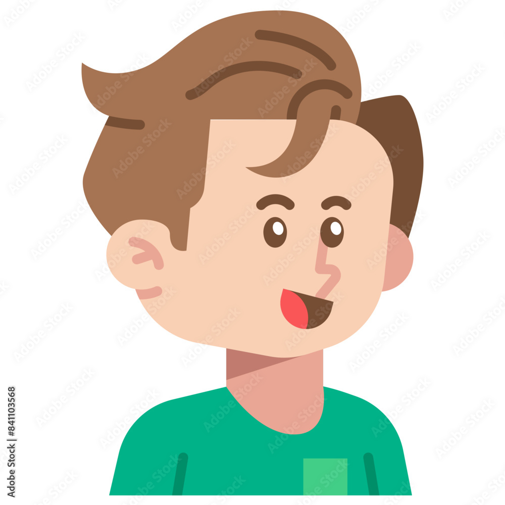 handsome man Flat Icon handsome man Flat Icon