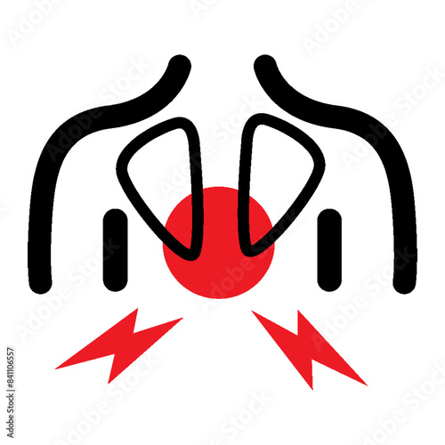 body pain part of body and bone transparency background