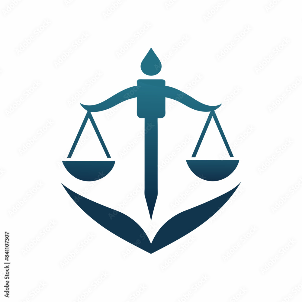 Minimalist law firm logo icon vector illustration.
Minimalist law firm logo icon vector illustration.