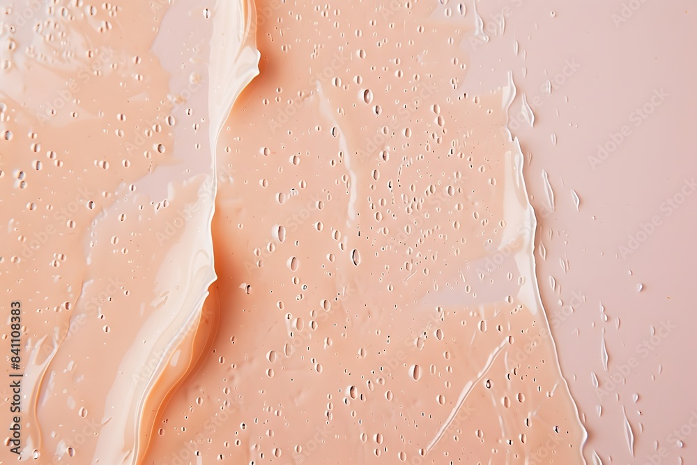 Fototapeta premium Peach Skin Texture with Liquid Droplets