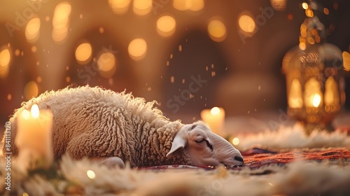 sheep latern lamp eid adha sacrifice qurban islamic festival