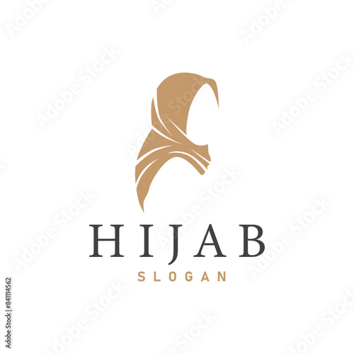 hijab logo design for boutique fashion product for Muslim women clothing