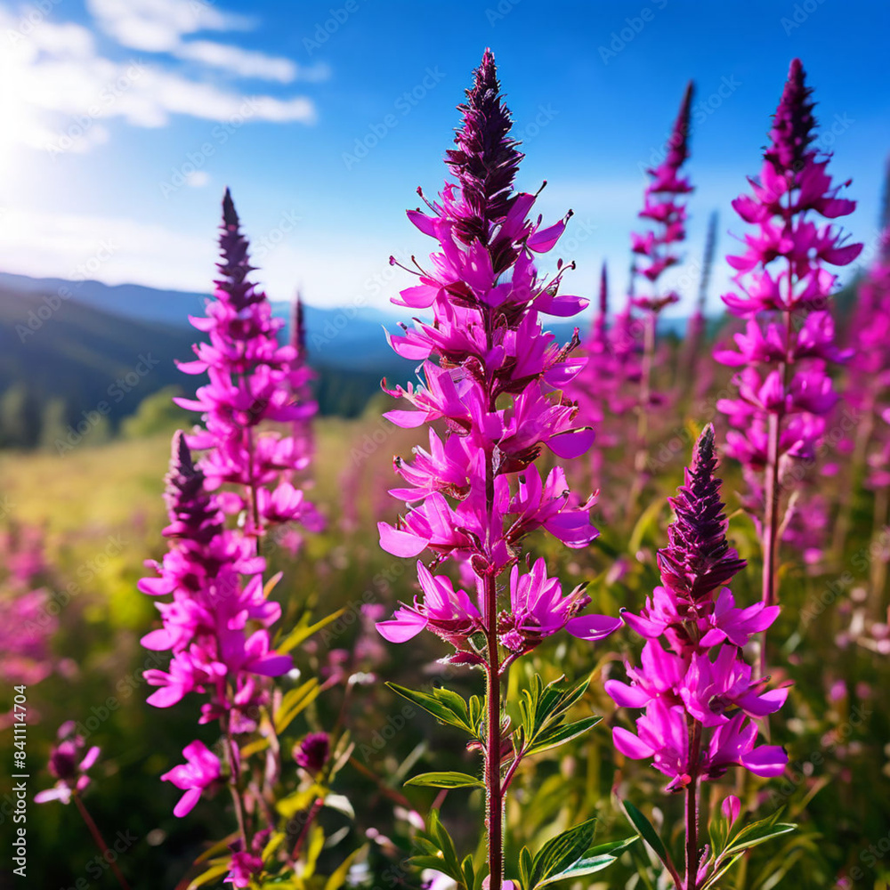 Naklejka premium flowers in the garden