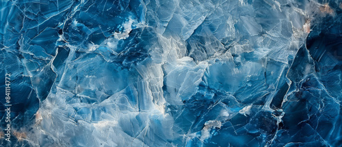 Wallpaper Mural Close Up of Deep Blue and White Marble Texture Torontodigital.ca