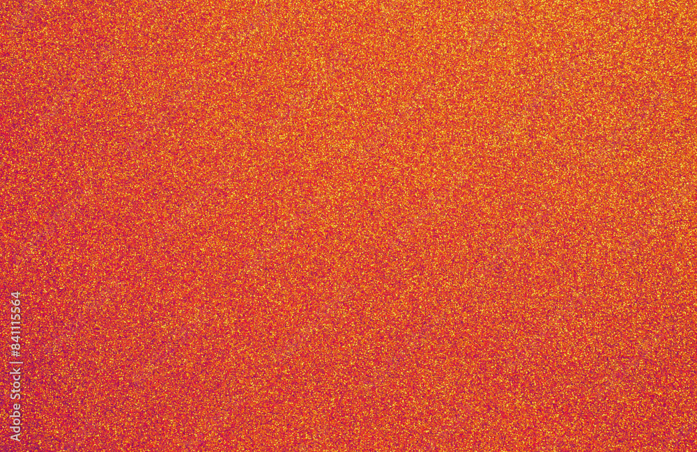 Fototapeta premium Orange Glitter Background Yellow Sparkle Light Abstract Bokeh glimmer Texture Pattern Template Luxury Summer Glamour Shine Card Christmas Happy New Year Party Spark Backdrop Fall Season.