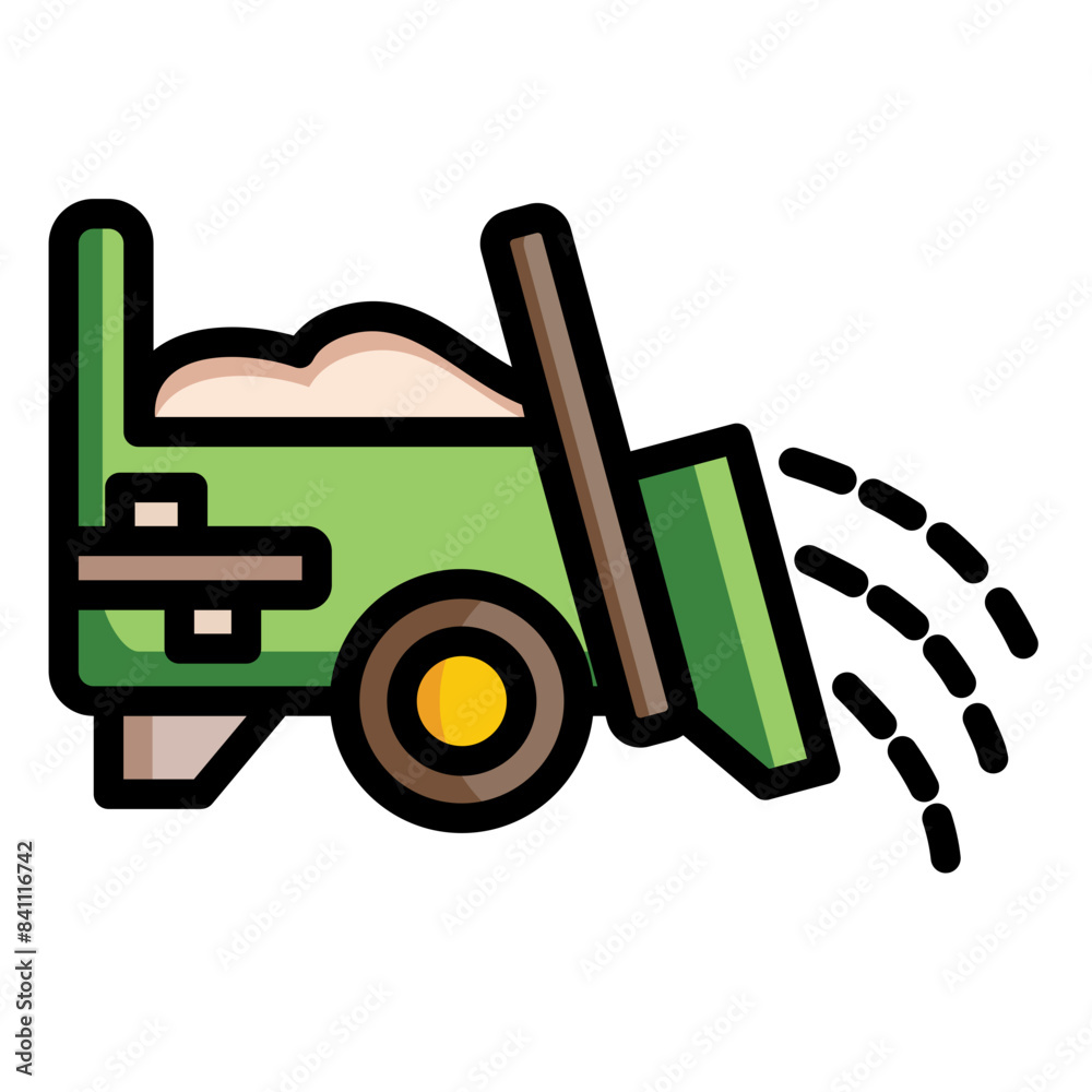 Obraz premium Manure Spreader Icon