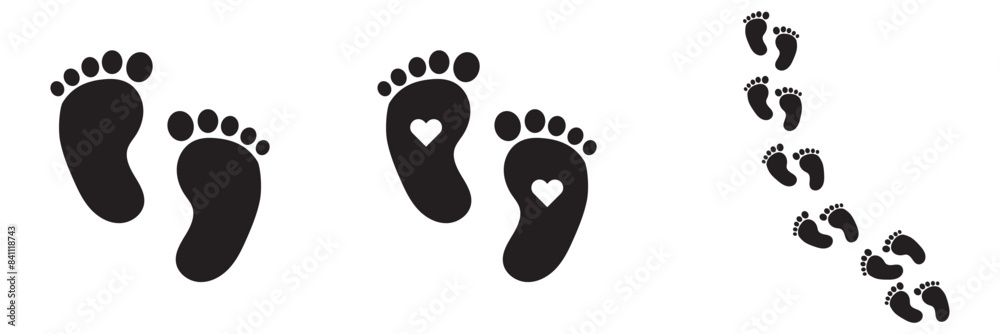 silhouette of baby feet icon over white background. vector illustration. Baby footprints icon isolated on white background. Baby feet sign. Set icons colorful. Vector Illustration.7891 silhouette of baby feet icon over white background. vector illustration. Baby footprints icon isolated on white background. Baby feet sign. Set icons colorful. Vector Illustration.7891