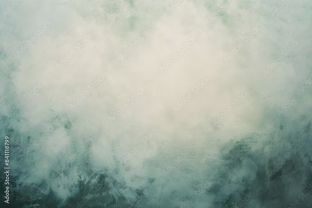 Obraz premium Abstract Green & White Canvas Texture