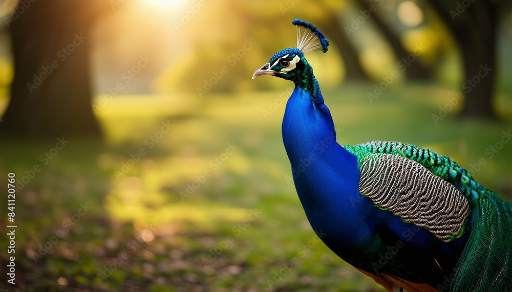 Fototapeta premium Peacock in Nature