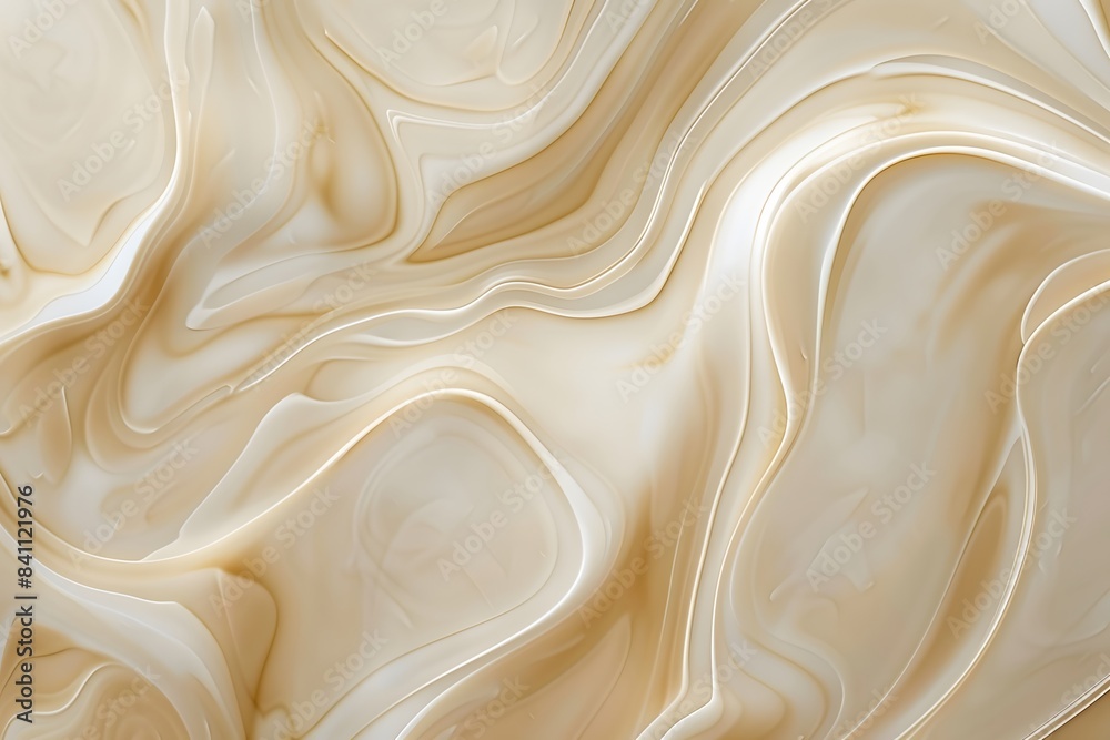 Abstract Beige Swirling Marble Texture Background