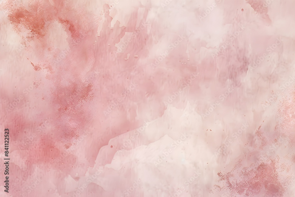 Obraz premium Delicate Watercolor Texture in Faded Pink
