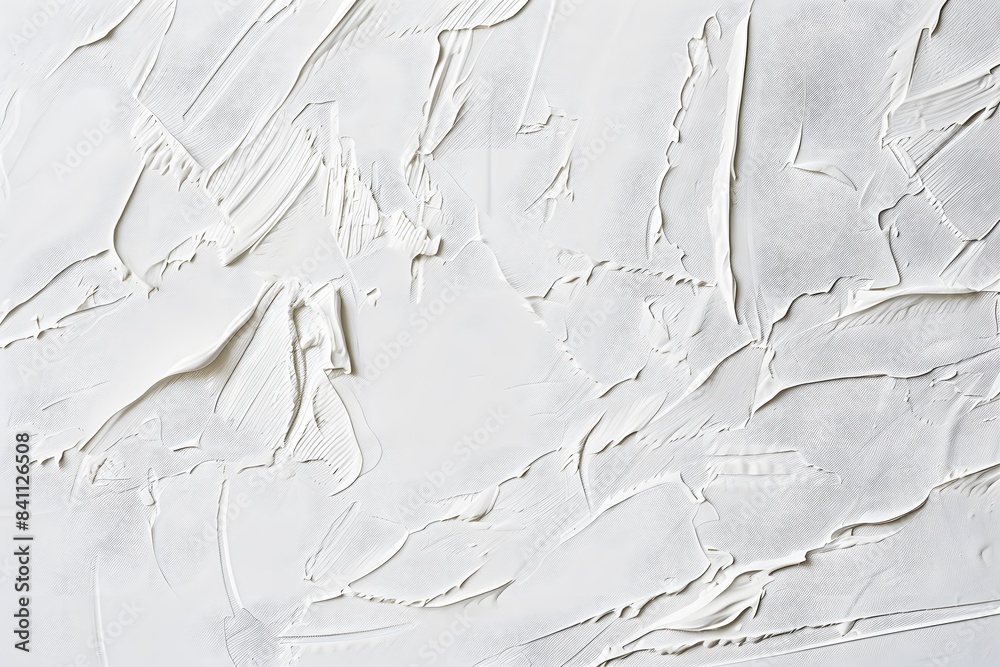 Obraz premium Abstract White Texture with Torn Edges
