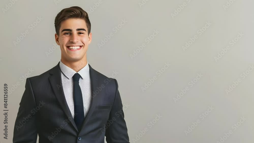 Portrait of a Smiling Man in a Suit Portrait of a Smiling Man in a Suit