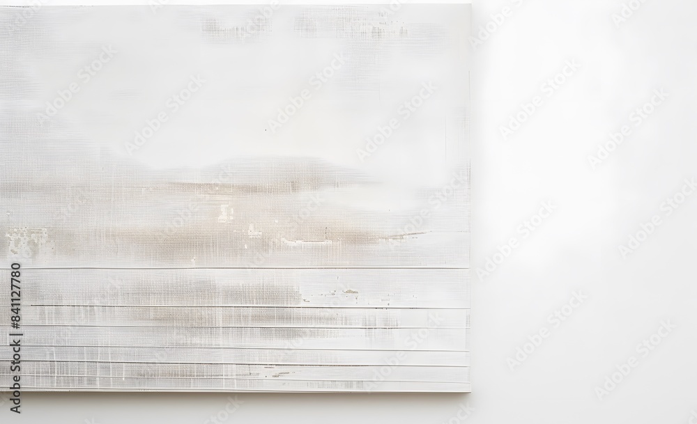 Abstract Minimalist Painting with White Wall Abstract Minimalist Painting with White Wall