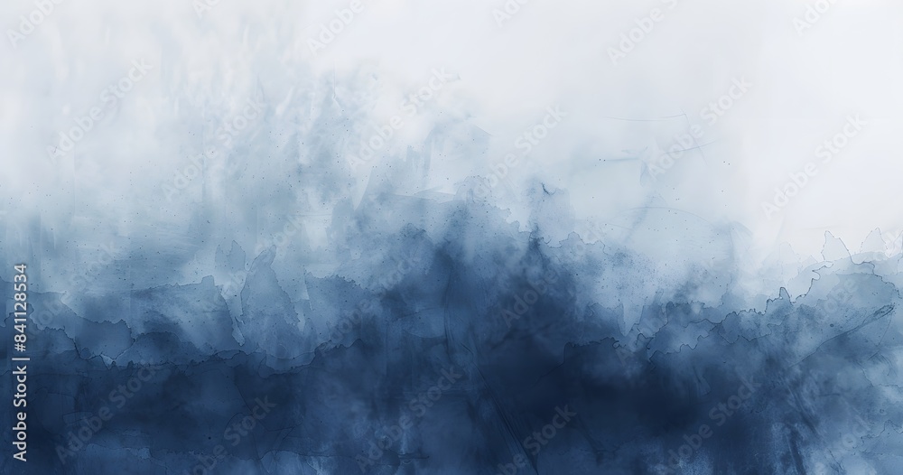 Abstract Watercolor Background with Foggy Atmosphere