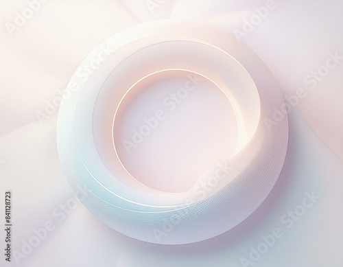 抽象的な円のイメージ