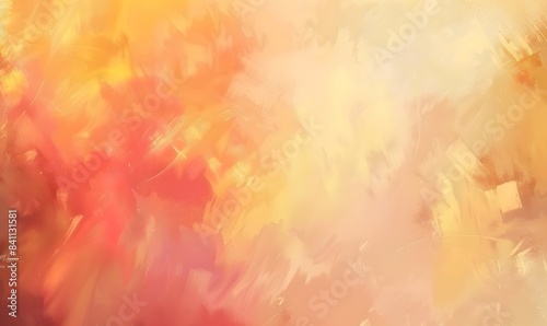 Abstract Blurred Background with Soft Red and Yellow Colors photo