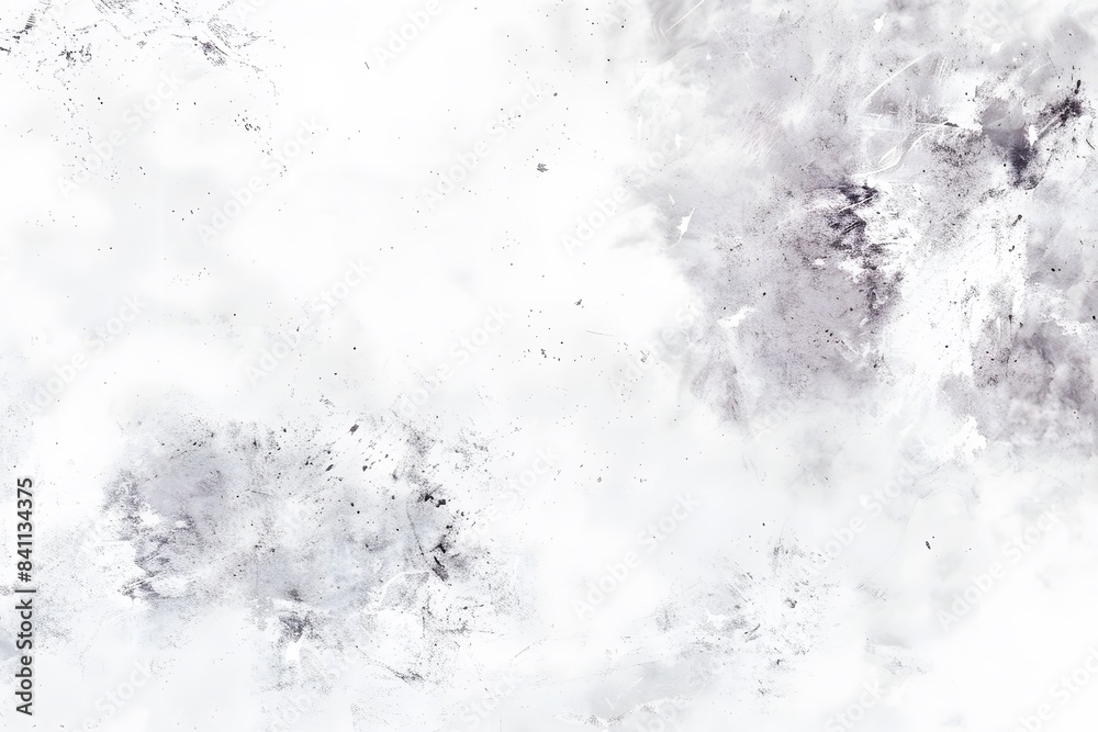 Abstract Grunge Texture Background - White Grey Design Template