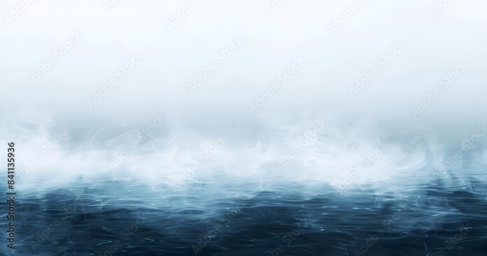 Abstract Ocean Foggy Background, Minimalist Design Abstract Ocean Foggy Background, Minimalist Design
