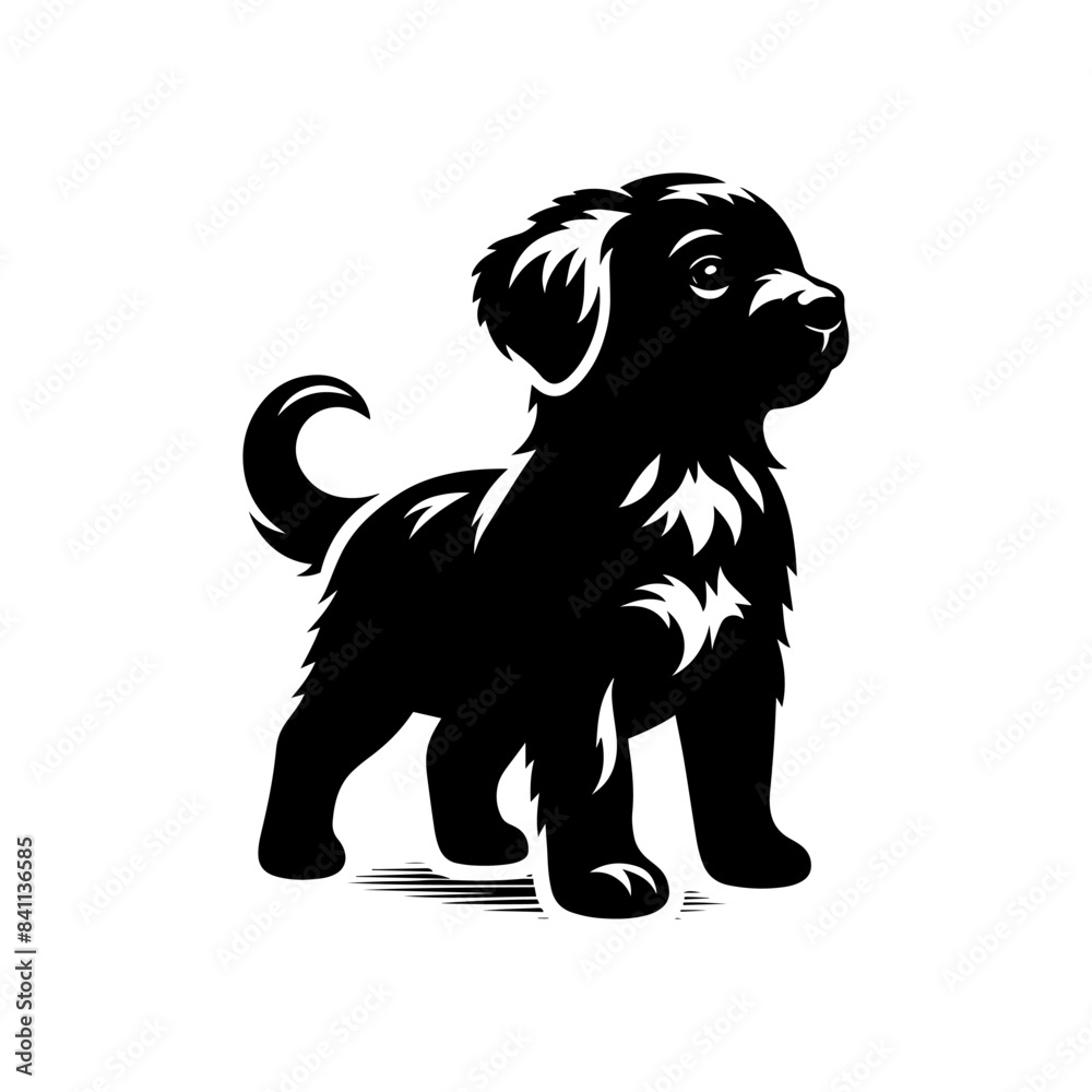 Cute bulldog vector art black and white Cute bulldog vector art black and white