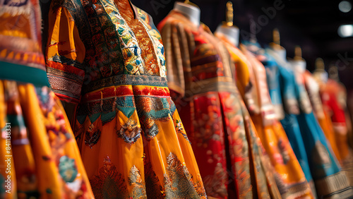 Boutique Blooms - Asian Lawn Delights on Stylish Dress Forms