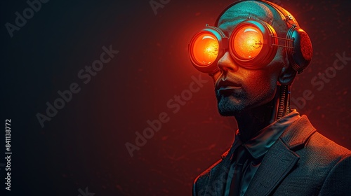 person in a mask