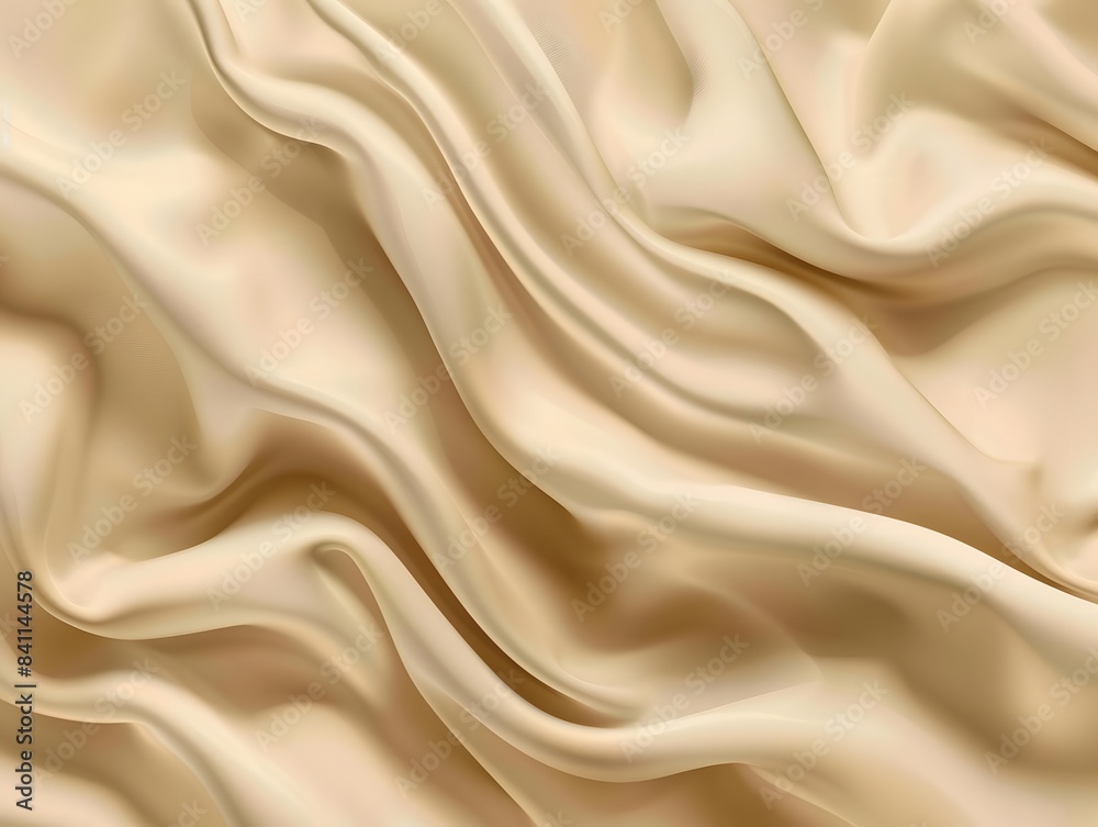 Beige Draped Fabric Texture Background Beige Draped Fabric Texture Background