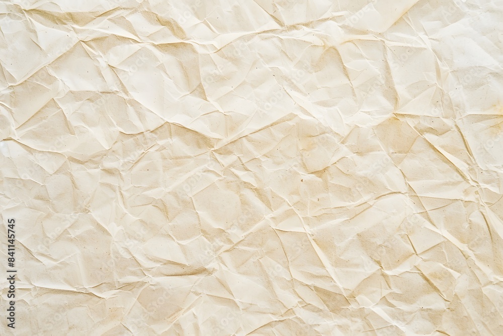 High Resolution Beige Crumpled Paper Texture High Resolution Beige Crumpled Paper Texture