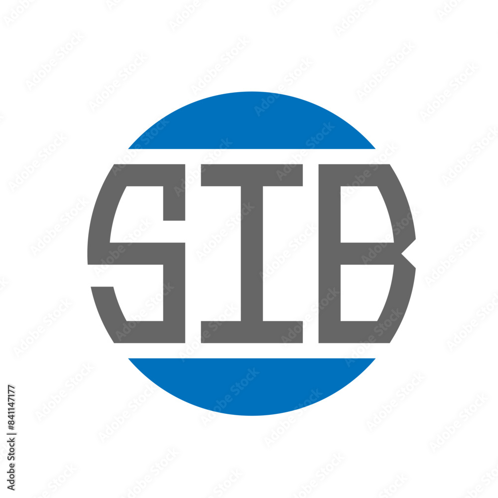 SIB letter logo design on white background. SIB creative initials circle logo concept. SIB letter design. SIB letter logo design on white background. SIB creative initials circle logo concept. SIB letter design.