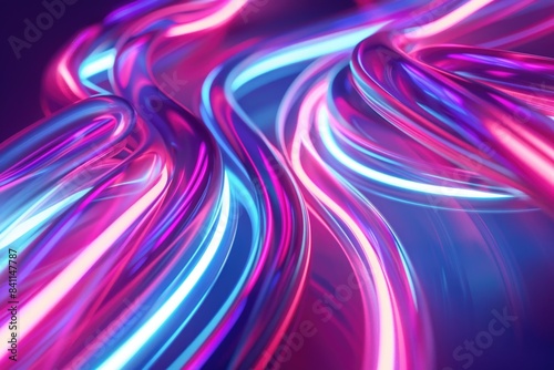 Neon Background Close-Up