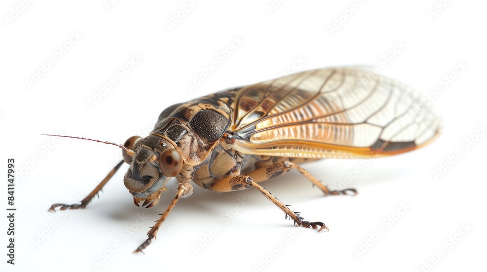 Cicada clearly photo on white background , Cicada clearly photo on white background ,