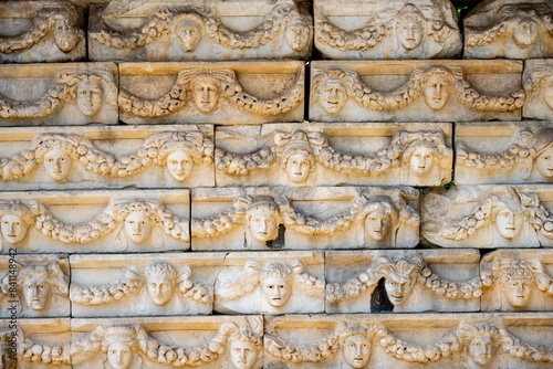 The Aphrodite of Aphrodisias (Afrodisias) combined aspects of a local Anatolian, archaic fertility goddess with those of the Hellenic Aphrodite, goddess of love and beauty. Geyre, Karacasu Aydin 