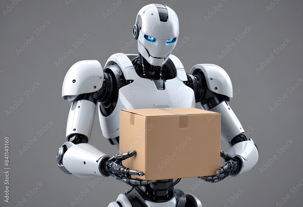 robot bring a box