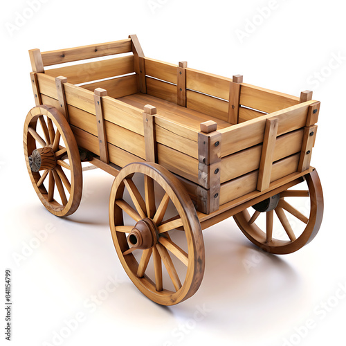 old wooden cart