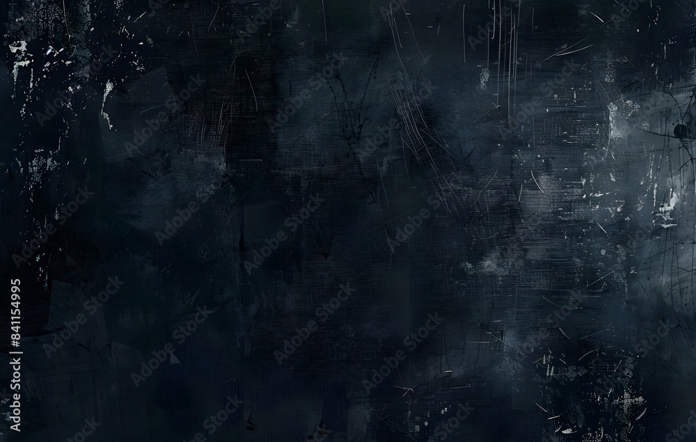 Fototapeta premium Dark Grunge Texture Background with Smudged Ink Stains