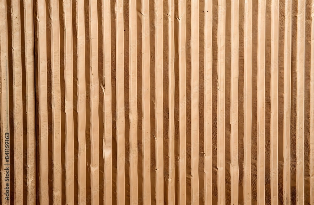 Closeup of Brown Corrugated Cardboard Texture Closeup of Brown Corrugated Cardboard Texture