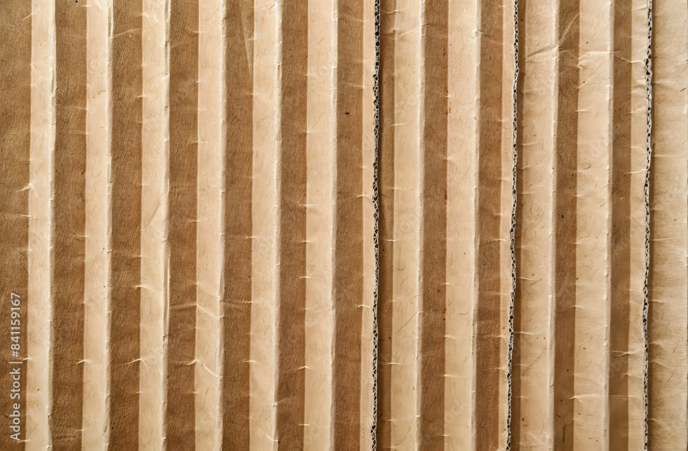 Closeup Brown Cardboard Texture with Vertical Lines Closeup Brown Cardboard Texture with Vertical Lines