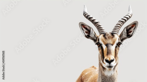 Antelope copy space  photo