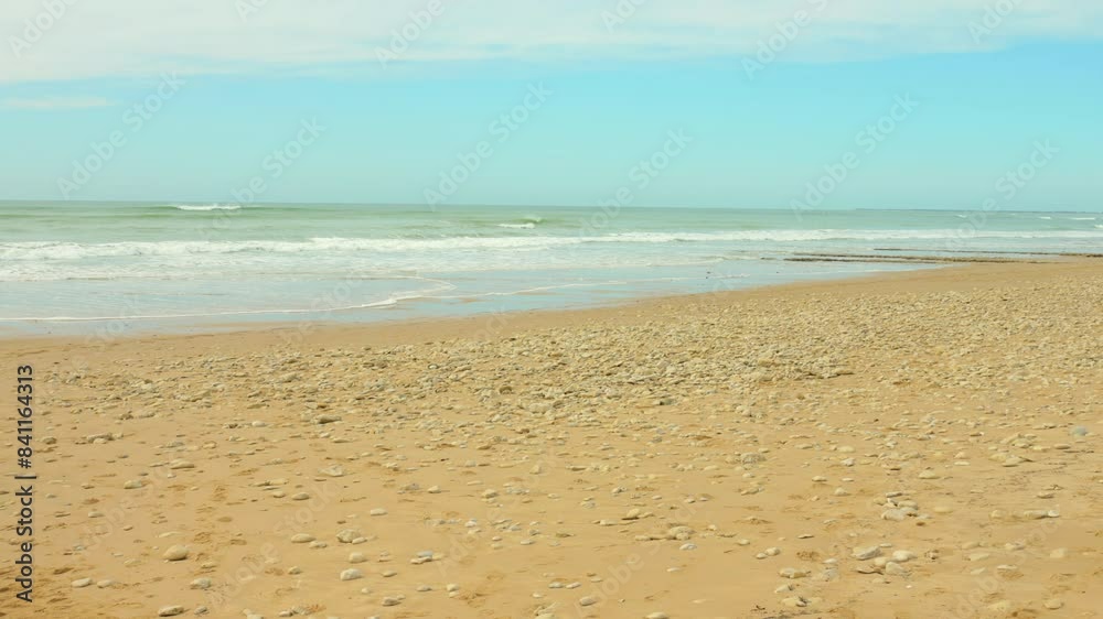 Beautiful panoramic view on Ile de Ré beach, France. Beautiful panoramic view on Ile de Ré beach, France.