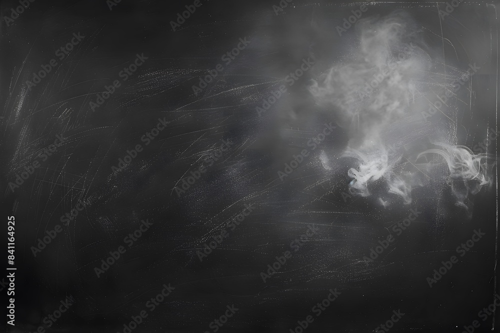 Dark Chalkboard Background With Smoke And Dust Dark Chalkboard Background With Smoke And Dust