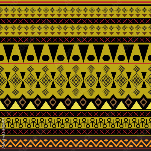 Seamless geometric pattern from ancient Egypt .