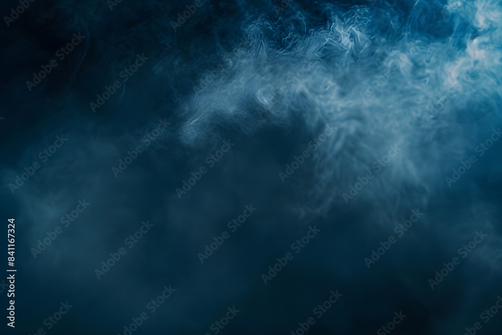 Cinematic Dark Blue Foggy Background Cinematic Dark Blue Foggy Background