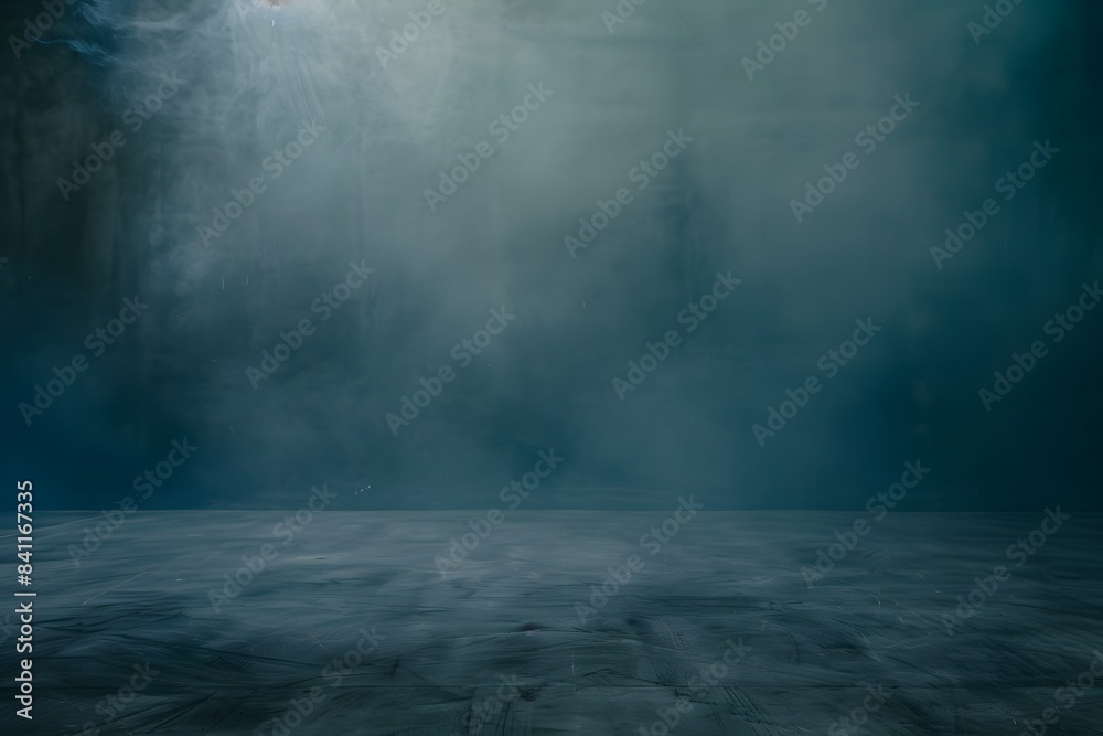 Dark Blue Foggy Background with Wall Texture Dark Blue Foggy Background with Wall Texture